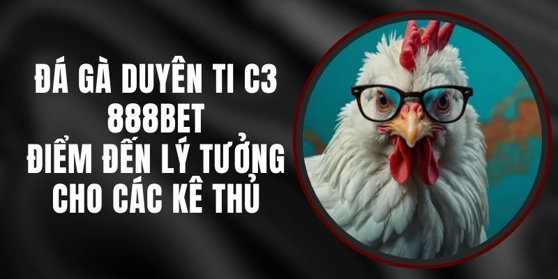 Đá Gà Duyên Ti C3 888BET - Điểm Đến Lý Tưởng Cho Các Kê Thủ